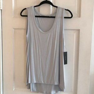 🆕 Tahari pale blue hi low tank NWT